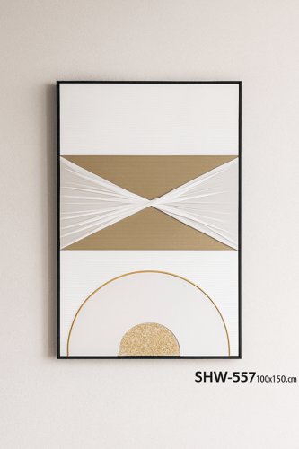 لوحة جدارية فنية بتصميم عصري أنيق البساطة إطار أسو...