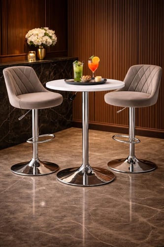 طاولة بار قابلة للتعديل بارتفاع متغير متعددة الالو...