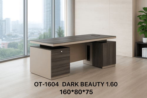 مكتب عمل عصري – تصميم أنيق بمساحة واسعة 160×80×75...