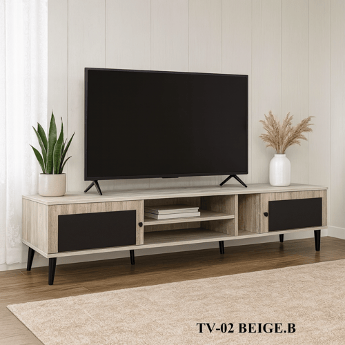 طاولة تلفزيون خشب (متعدد المقاسات)