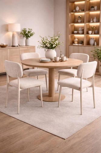 كرسي طعام مبطن بتشكيلة ألوان عصرية وراحة يومية متع...