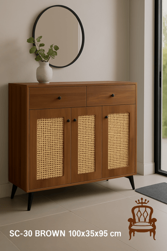 دولاب خشبي متعدد الاستخدام – تصميم كلاسيكي أنيق بل...