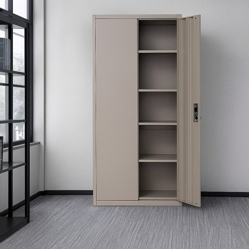 دولاب الملفات المعدني حجمه العملي (1.85×85×40 سم)