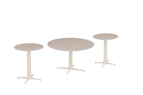 طقم طاولة متعددة الاستخدام بتصميم دائري متعدد الال...