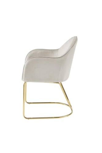 كرسي كوسي مخملي فاخر بإطار ذهبي – لمسة أناقة عصرية...