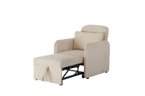 كرسي استرخاء سرير فردي قابل للتمديد – تصميم فاخر ع...