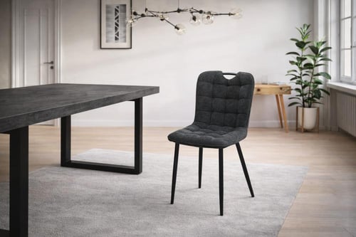 كرسي عصري مبطن بتصميم مريح ومسند متعدد الالوان منح...