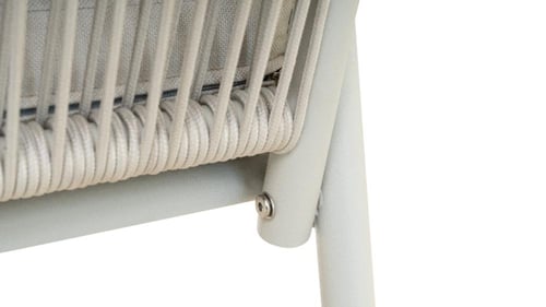 طقم جلسة خارجية ألمنيوم لـ 7 أشخاص مع طاولة وسط مت...