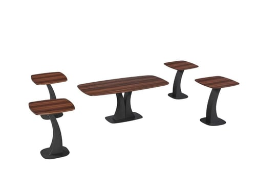 طقم طاولات خدمة بتصميم منحني فاخر – موفن هوم