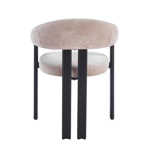 كرسي طعام مبطن فاخر بتصميم عصري