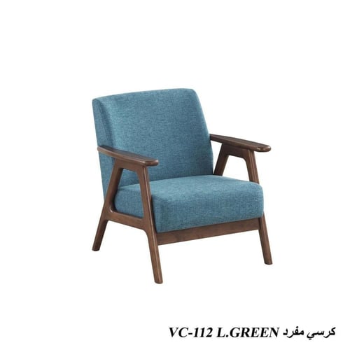 كرسي استرخاء مريح بتصميم عصري ألوان فاتحة أنيقة