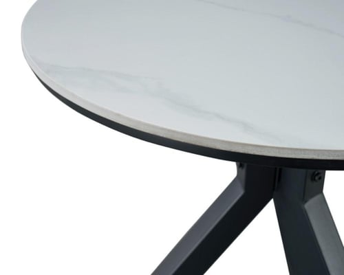 طاولة كوفي دائرية سيراميك بثلاث أرجل أنيقة متوفرة...