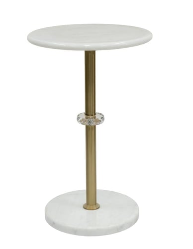 طاولة جانبية رخامية فاخرة بتصميم عصري وألوان متعدد...