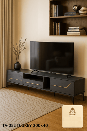 طاولة تلفاز أنيقة متعددة المقاسات بألوان متعددة