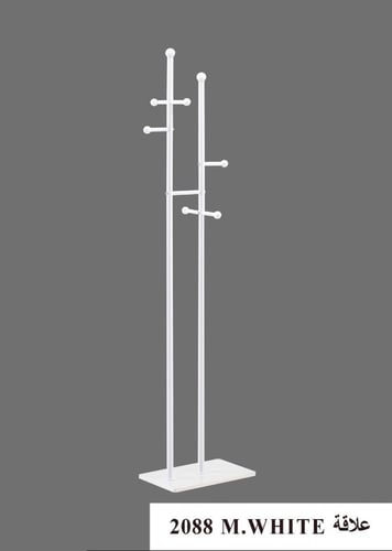 علاقة ملابس أرضية عصرية بتصميم مزدوج وقاعدة ثابتة...