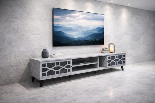 طاولة تلفزيون بلازما بتصميم فاخر بألوان و المقاسات...