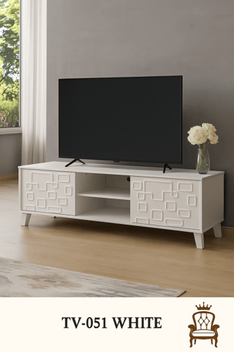 طاولة تلفزيون مودرن متعددة المقاسات بثلاثة ألوان أ...