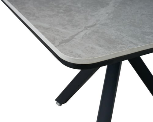 طاولة كافيه سيراميكية بتصميم عصري بثلاثة ألوان ومق...