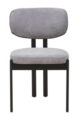 كرسي طعام مودرن مبطن بقماش فاخر