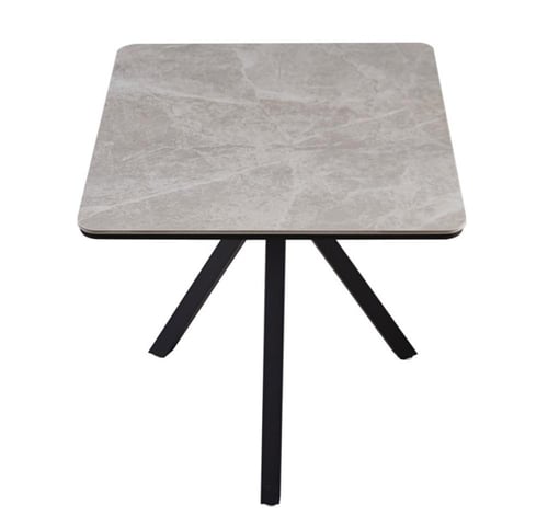 طاولة كوفي دائرية سيراميك بثلاث أرجل معدنية تصميم...