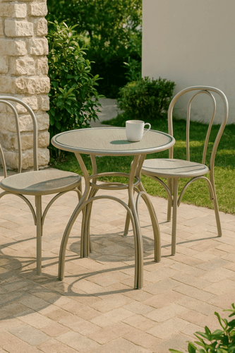 طاولة دائرية معدنية – متعددة الألوان