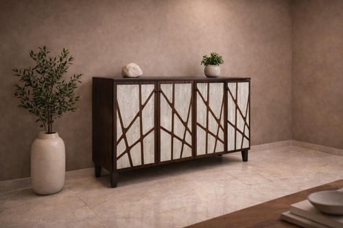 دولاب أحذية ماليزي مودرن بنقشة مائلة بألوان و المق...