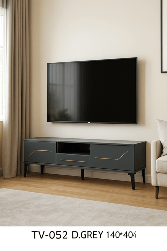 طاولة تلفاز أنيقة متعددة المقاسات بألوان متعددة