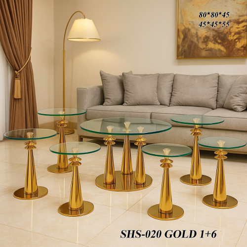 طقم طاولات يتميز بتصميم الأناقة العصرية ستيل