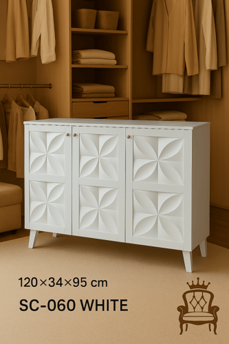 دولاب جزامة ماليزي كلاسيك بتصميم زخرفي أنيق