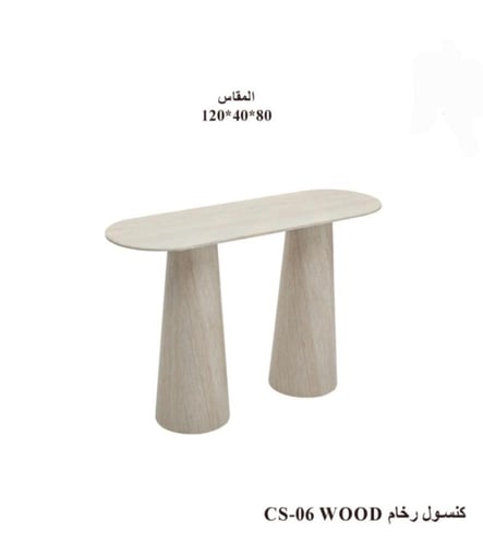 كونسول رخام بتصميم أسطواني فاخر بألوان متعددة