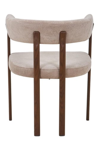 كرسي طعام فاخر مودرن بقماش متعدد الالوان