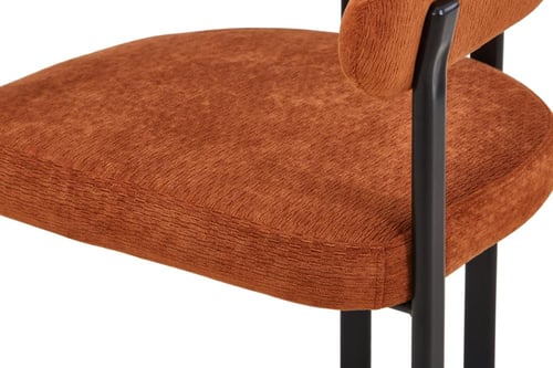 كرسي طعام فاخر مودرن بقماش متعدد الالوان