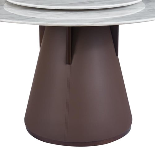 طاولة طعام رخام دائرية فاخرة مع كراسي متوفر مقاسات...