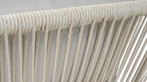 طقم جلسة خارجية ألمنيوم لـ 7 أشخاص مع طاولة وسط مت...