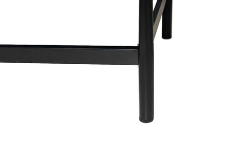 طقم كنب خارجي رتان 7 أشخاص مع طاولة اللونين (أسود...