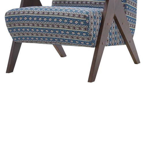 كرسي استرخاء أنيق بقماش مزخرف ولمسة عصرية مميزة