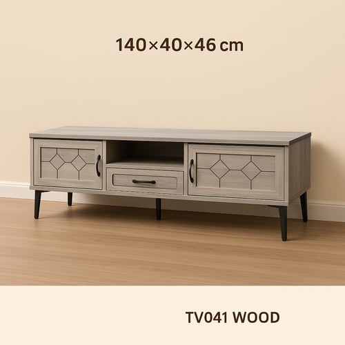 طاولة تلفاز بتصميم عملي أنيق متوفرة بثلاثة ألوان و...