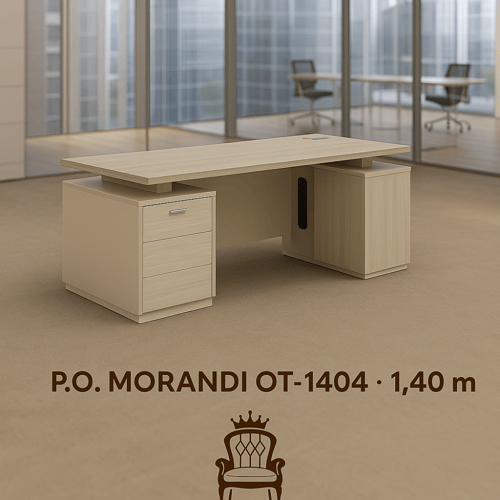 طاولة مكتب تنفيذية OT-1404 بتصميم عصري – 3 ألوان (...