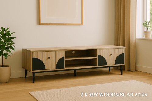 طاولات تلفزيون بتصميم أنيق مقاسات بثلاثة ألوان عصر...