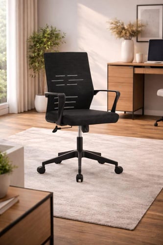 كرسي مكتب مريح بتصميم عصري وداعم للظهر للعمل والدر...