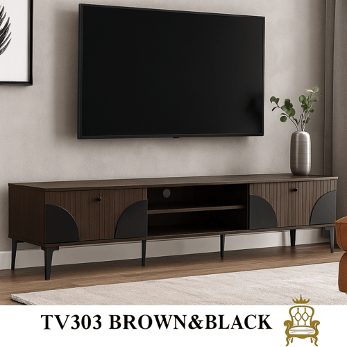 طاولات تلفزيون بتصميم أنيق مقاسات بثلاثة ألوان عصر...