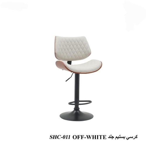 كرسي بار فاخر بتصميم عصري وقاعدة دوّارة – قماش وجل...