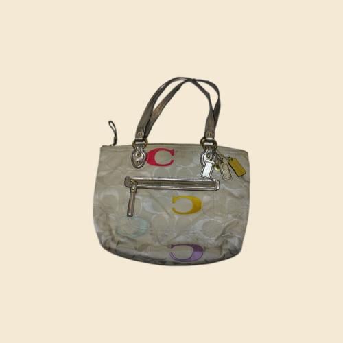 Coach Poppy Embroidered Shoulder Bag