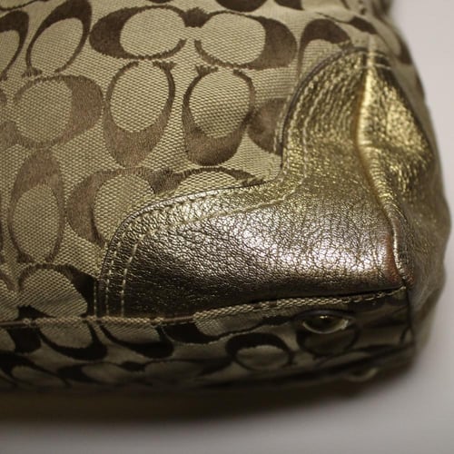 2008 coach Brooke Small Canvas & Leather Hobo