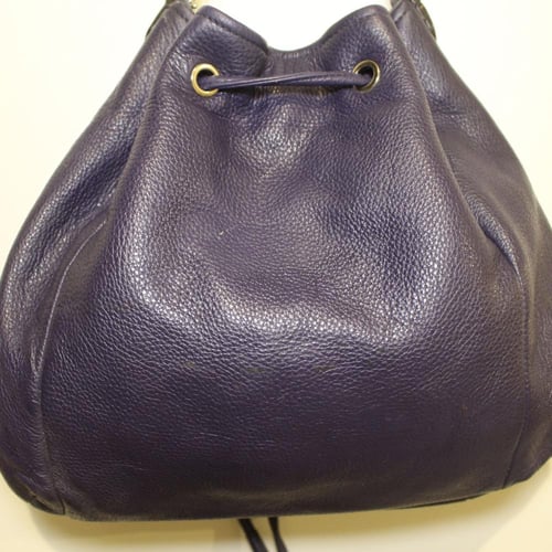 2012 Avery leather drawstring shoulder bag