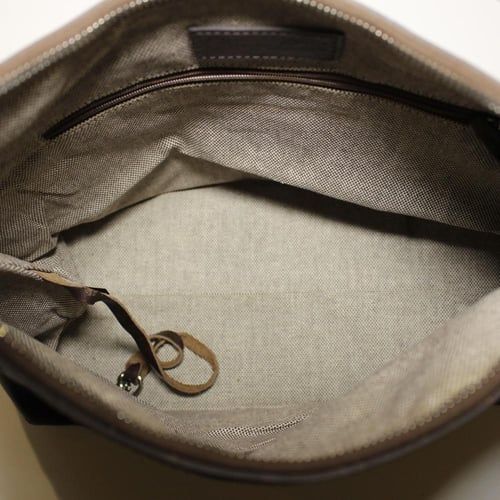 Dooney & Bourke leather ostrich satchel bag