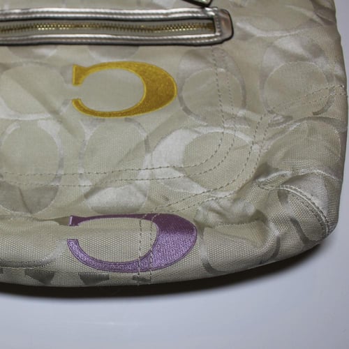 Coach Poppy Embroidered Shoulder Bag