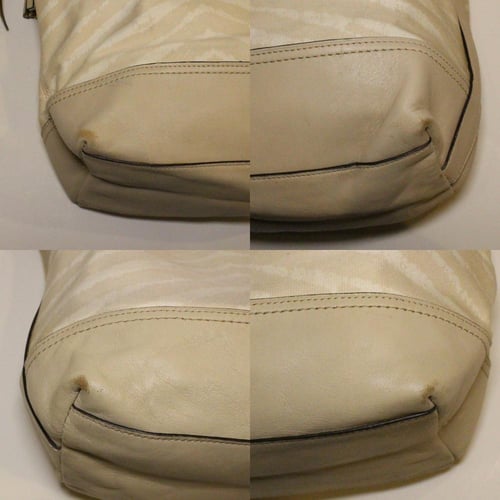 2013 coach Coach Legacy Zebra Print Zip Duffle Bag