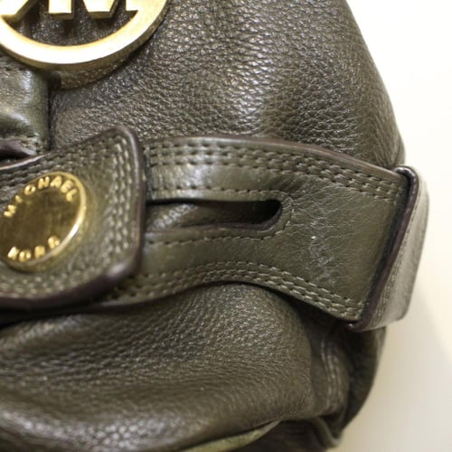 Micheal kors olive green tote bag
