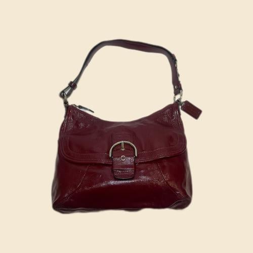 ‏ Coach Soho Patent Leather Hobo Bag